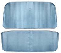 Rear Seat Covers Light Blue