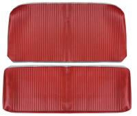 Rear Seat Covers Red