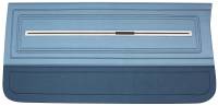Interior Soft Goods - Door Panel Sets - Distinctive Industries - Front Door Panels Blue (2-Tone)