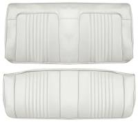 Rear Seat Covers White