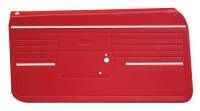 Interior Soft Goods - Door Panel Sets - Distinctive Industries - Front Door Panels Red