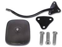 Outside Mirror Parts - Outside Mirror Kits - H&H Classic Parts - Square Mirror Kit LH Black