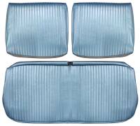 Front Seat Covers Light Blue