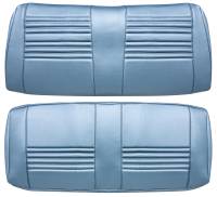 Rear Seat Covers Light Blue