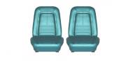 Front Seat Covers Turquoise