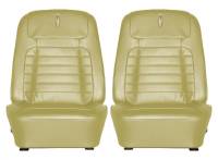Front Seat Covers Green Gold