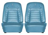Front Seat Covers Medium Blue