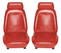 Front Seat Covers Red