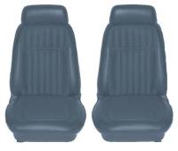 Front Seat Covers Dark Blue