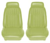 Front Seat Covers Medium Green