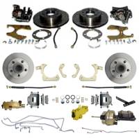 Classic Tri-Five Parts - H&H Classic Parts - 4-Wheel Power Disc Brake Conversion Kit