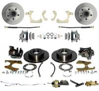 Classic Impala, Belair, & Biscayne Parts - H&H Classic Parts - 4-Wheel Power Disc Brake Conversion Kit