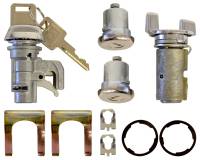 Door Parts - Door Lock Sets - PY Classic Locks - Ignition-Door Lock-Glove Box Lock Set