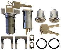 Ignition Switch Parts - Ignition Key & Tumblers - PY Classic Locks - Ignition-Door Lock-Tailgate Lock Set