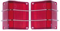 Taillight Parts - Taillight Lenses - RestoParts (OPGI) - Taillight Lens with Trim