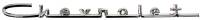Chrome Chevrolet Script