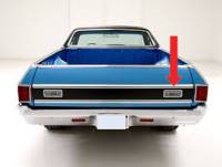 Upper Tailgate Molding | 1970-72 EL Camino | Restoparts | 23048