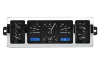 Dakota Digital VHX Gauge System Black Alloy Blue