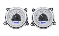 Dakota Digital VHX Gauge System Silver Alloy White