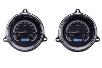 Dakota Digital VHX Gauge System Black Alloy Blue | 1954 Chevy Truck | Dakota Digital | 50977