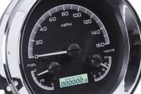 Dakota Digital VHX Gauge System Black Alloy White | 1954 Chevy Truck | Dakota Digital | 50979