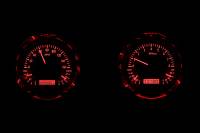 Dakota Digital VHX Gauge System Silver Alloy Red | 1954 Chevy Truck | Dakota Digital | 50981