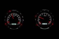 Dakota Digital VHX Gauge System Silver Alloy White | 1954 Chevy Truck | Dakota Digital | 50982