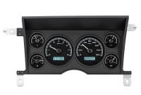 Dakota Digital VHX Gauge System Black Alloy White | 1986-93 Chevy S10 or GMC S15Truck | Dakota Digital | 50990