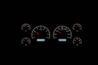 Dakota Digital VHX Gauge System Black Alloy White | 1986-93 Chevy S10 or GMC S15Truck | Dakota Digital | 50990