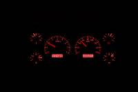 Dakota Digital VHX Gauge System Silver Alloy Red | 1986-93 Chevy S10 or GMC S15Truck | Dakota Digital | 50992