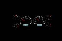 Dakota Digital VHX Gauge System Silver Alloy Red | 1986-93 Chevy S10 or GMC S15Truck | Dakota Digital | 50993