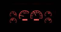 Dakota Digital VHX Gauge System Gauge System Black Alloy Red | 1988-94 Chevy or GMC Truck | Dakota Digital | 50996