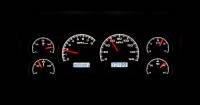Dakota Digital VHX Gauge System Gauge System Black Alloy White | 1988-94 Chevy or GMC Truck | Dakota Digital | 50997