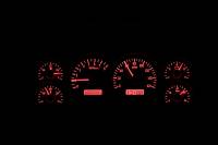Dakota Digital VHX Gauge System Gauge System Silver Alloy Red | 1988-94 Chevy or GMC Truck | Dakota Digital | 50999