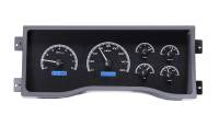 Dakota Digital VHX Gauge System Black Alloy Blue | 1995-98 Chevy/GMC Truck | Dakota Digital | 51005