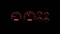 Dakota Digital VHX Gauge System Black Alloy Red | 1995-98 Chevy/GMC Truck | Dakota Digital | 51006