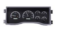 Dakota Digital VHX Gauge System Black Alloy White | 1995-98 Chevy/GMC Truck | Dakota Digital | 51007
