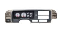 Dakota Digital VHX Gauge System Silver Alloy Red