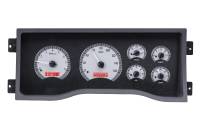 Dakota Digital VHX Gauge System Silver Alloy Red | 1995-98 Chevy/GMC Truck | Dakota Digital | 51009