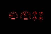 Dakota Digital VHX Gauge System Silver Alloy Red | 1995-98 Chevy/GMC Truck | Dakota Digital | 51009