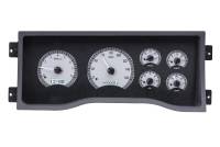 Dakota Digital VHX Gauge System Silver Alloy White | 1995-98 Chevy/GMC Truck | Dakota Digital | 51010