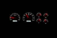 Dakota Digital VHX Gauge System Silver Alloy White | 1995-98 Chevy/GMC Truck | Dakota Digital | 51010