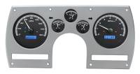 Dakota Digital VHX Gauge System Black Alloy Blue