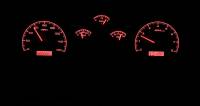 Dakota Digital VHX Gauge System Black Alloy Red | 1982-89 Camaro | Dakota Digital | 43885
