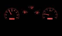 Dakota Digital VHX Gauge System Silver Alloy Red | 1982-89 Camaro | Dakota Digital | 43888