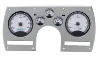Dakota Digital VHX Gauge System Silver Alloy White