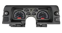 Dakota Digital VHX Gauge System Black Alloy Red