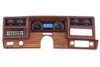 Dakota Digital VHX Gauge System Black Alloy White