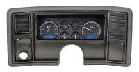 Dakota Digital VHX Gauge System Black Alloy Blue