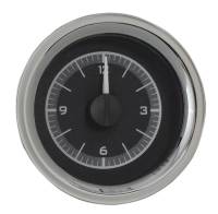 Dakota Digital VHX Gauge System Clock Black Alloy White